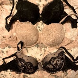 3 Lace La Senza bras, 32DDD